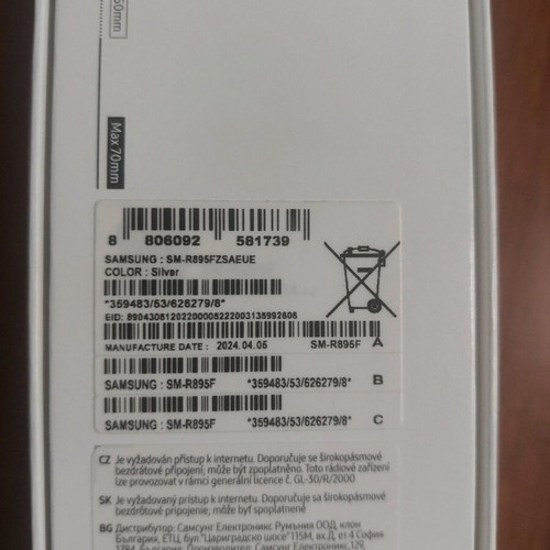 Samsung Galaxy Watch4 Classic 4G Stainless Steel 46mm like new with eSIM and heart rate monitor
