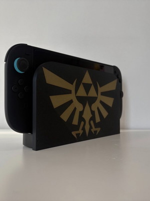 Nintendo Switch 2 3D printed faceplate cover with Zelda design
