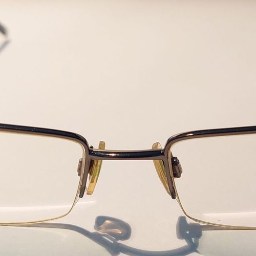 Dolce & Gabbana eyeglasses used, blue, acetate temples