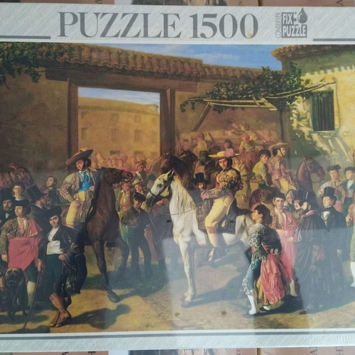 Puzzle M. Castellano Patio de caballos Educa 1500 new with shrink wrap