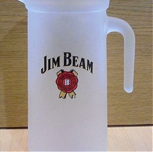 Jim Beam Kentucky Bourbon Whiskey διαφημιστική γυάλινη κανάτα