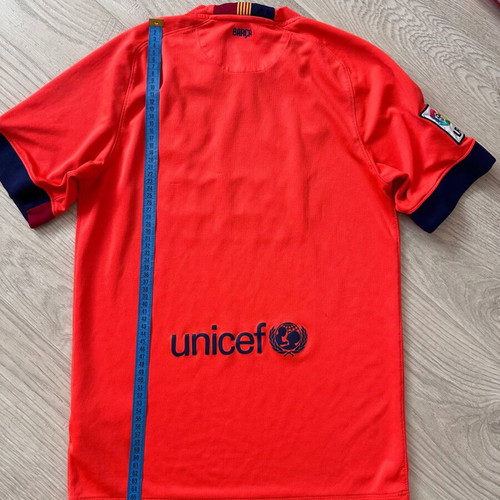 Nike 2014-2015 FC Barca Away Signed Football Shirt size S used authentic