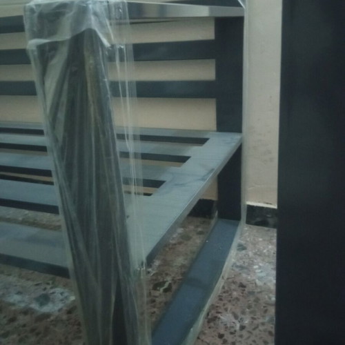 Metal garden lounge gray, new, electrostatic paint