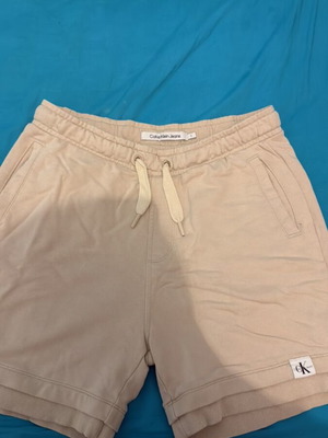 Calvin Klein bermuda shorts like new, size S, beige, 100% cotton