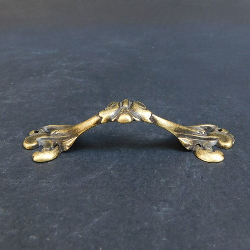 Furniture drawer handle bronze 10 cm