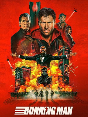 The Running Man Blu-ray Region B, sci-fi action movie