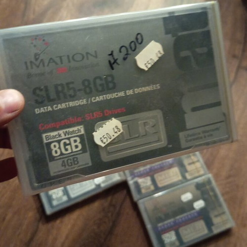 Imation SLR5 8GB Data Cartridge new, magnetic tape cassette