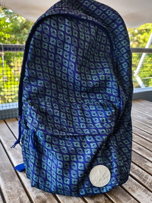 Converse Chuck Taylor All Star backpack like new, blue and green