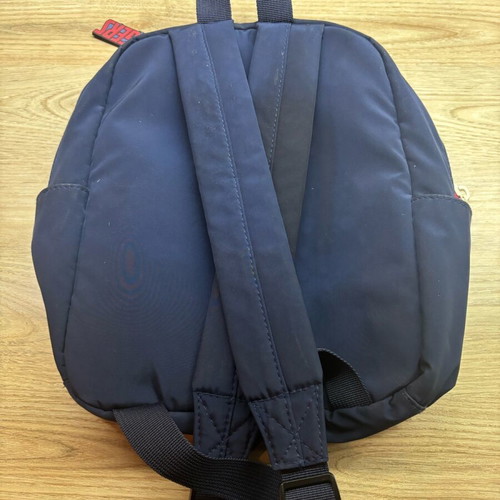 Backpack Avengers and Spider-Man blue used, children's 27x24 cm