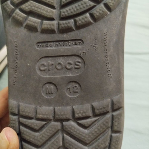 Crocs Crocband sandals like new, size 46-47, black