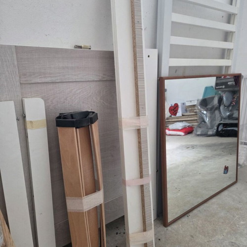 Baby items like new, including crib, changing table, tricycle, and more
