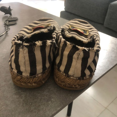 Marc Jacobs espadrilles size 39.5 used, white and blue
