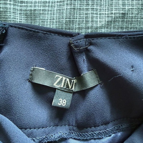 Zini blue elegant long skirt like new, size S