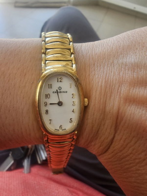 Candino women's Swiss made watch used, gold tone