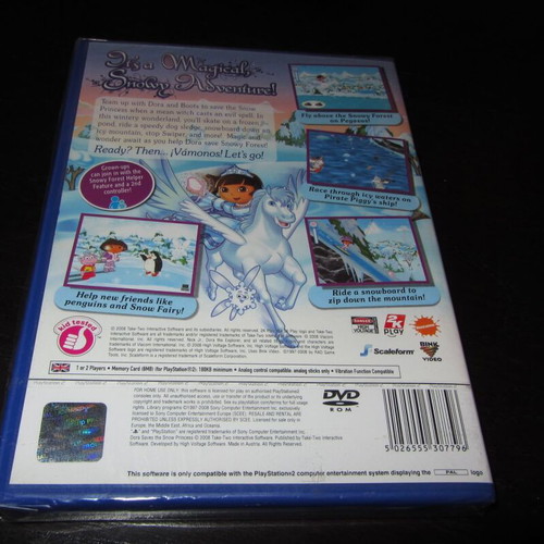Dora Saves The Snow Princess Sony PlayStation 2 game new sealed