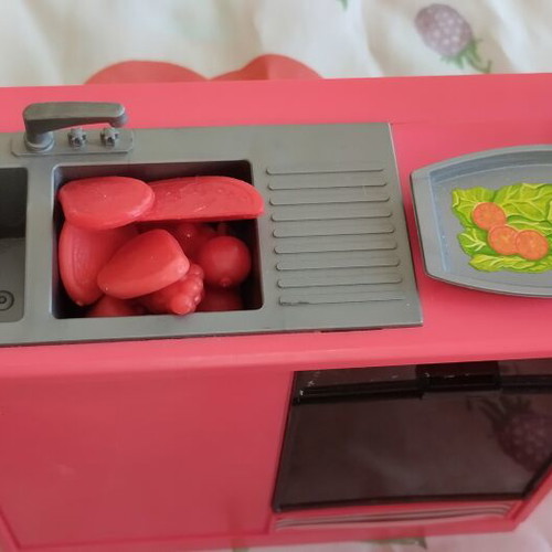 Barbie kitchen 1986 used collectible playset