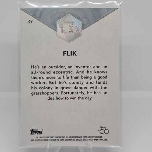 Topps Chrome 2023 Disney 100 Years of Wonder #69 Flik card