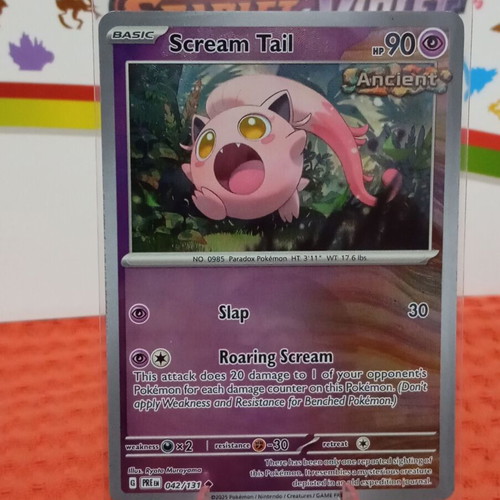 Pokémon Scream Tail (xPRE 042) card like new