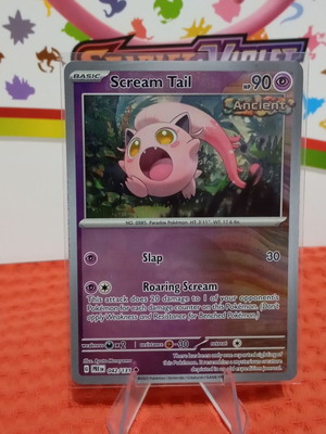 Pokémon Scream Tail (xPRE 042) card like new