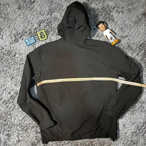 Ergo black waterproof windbreaker jacket, size S