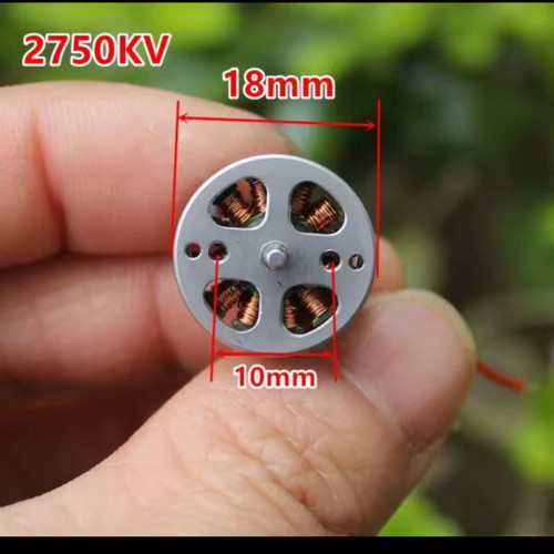 Brushless motors 1503 2750KV with CW & CCW propellers, new set of 4