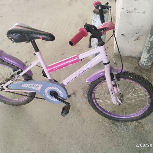 Orient Tiger 18" BMX kids bike used, purple