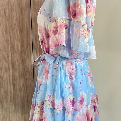 Fairy floral iridescent dress new, one -  15,00 - Vendora.cy