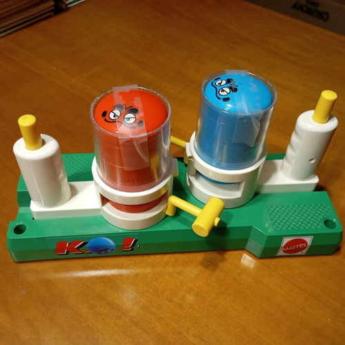 Επιτραπέζιο παιχνίδι K.O! Mattel μεταχειρισμένο, vintage συλλεκτικό