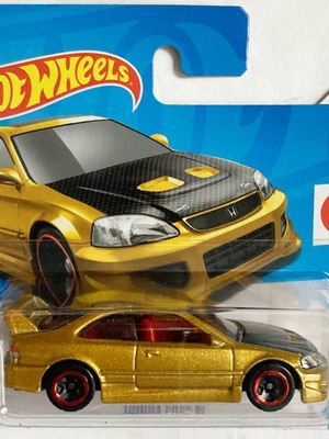 Hot Wheels Honda Civic Si Gold 2024 new