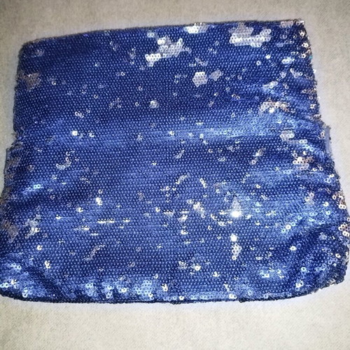 Benetton clutch bag blue hand-held like new, genuine