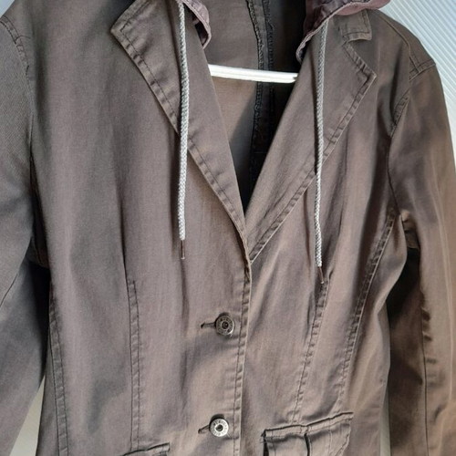 Woman's jacket brown size M used, cotton