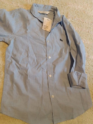 H&M Kids Shirt new, blue, size 128 cm