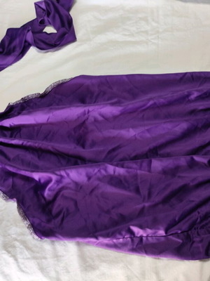 Pink Woman purple blouse used, sizes Small Medium