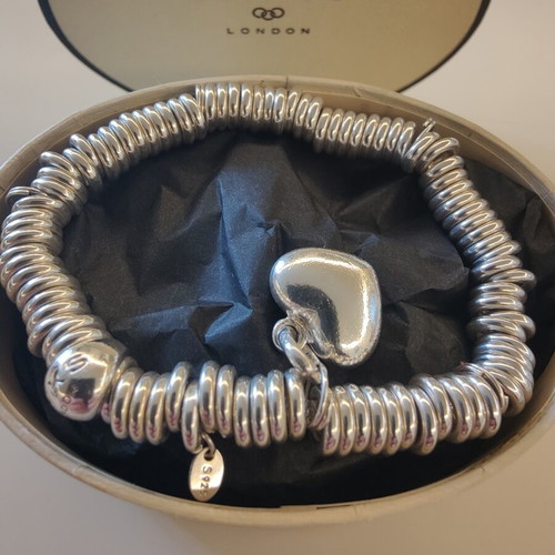 Links of London Sterling Silver Sweetie Bracelet with Heart Charm