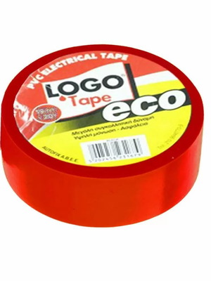 Μονωτική ταινία Logo κόκκινη 1,5cm x 10m καινούργιο