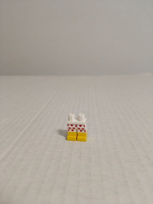 Lego red animal figure lower part used