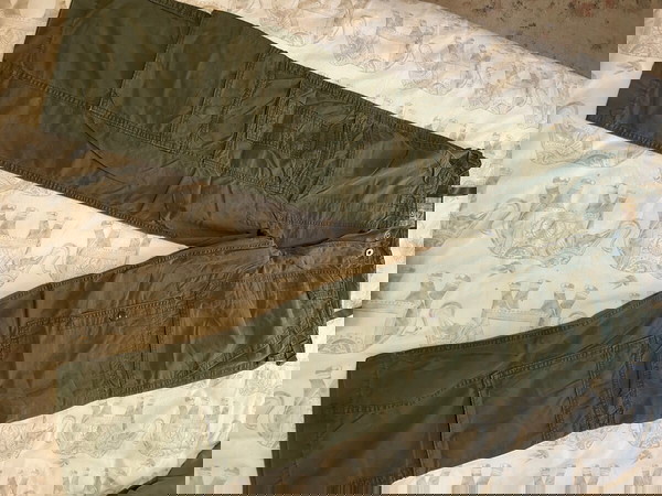 POLO- Λαδί παντελόνι με τσέπες