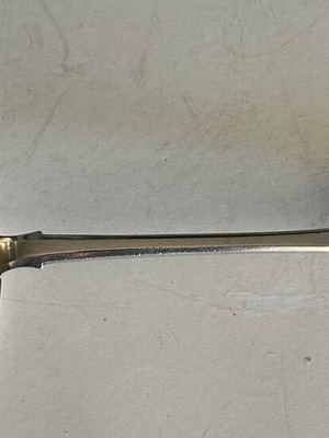 Antique Russian Silver Serving Ladle 84 Khlebnikov 29 cm 250 g used