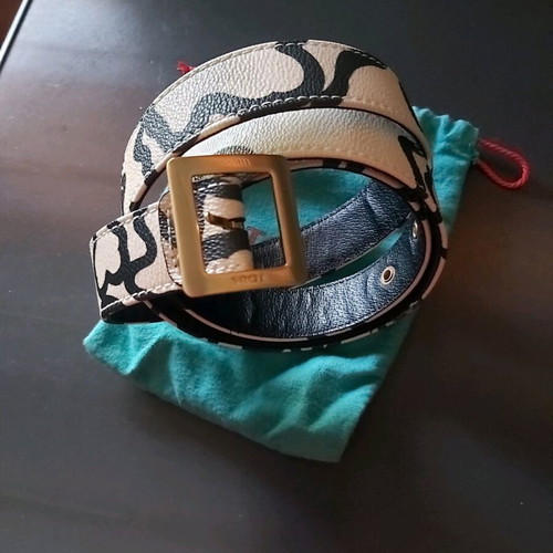 Tous belt like new, women's, black and beige