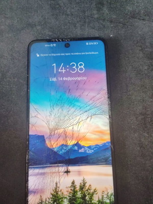 Huawei P Smart 2021 used with cracked screen, 128GB, Dual SIM