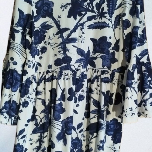 A-Style dress with unique sleeve, cotton, like new