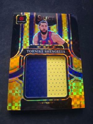 2025-26 Select Euroleague Tornike Shengelia Gold Jumbo Relic card like new