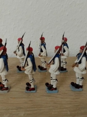 Athina Evzones figures used, blue uniform