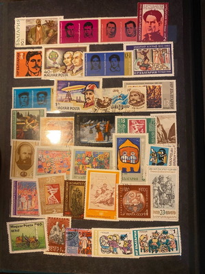 Collection of old postage stamps used in very good condition