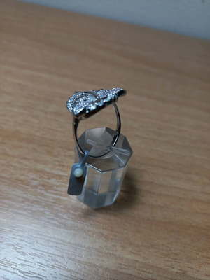 Silver ring new, size 57