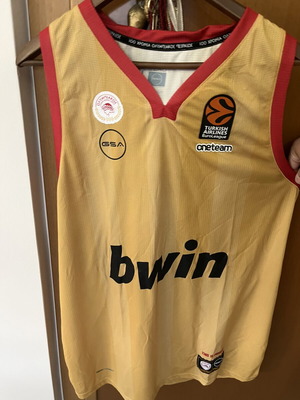 Olympiacos 100 Years Anniversary Edition collectible jersey