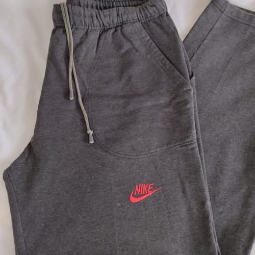Vintage Nike men's sports pants size L like new, gray