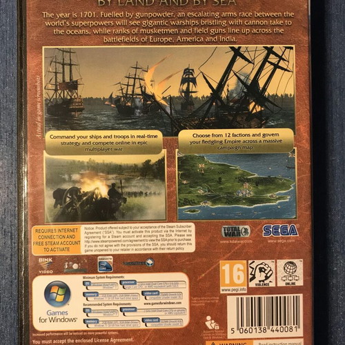 Empire Total War Collection PC DVD ROM game used