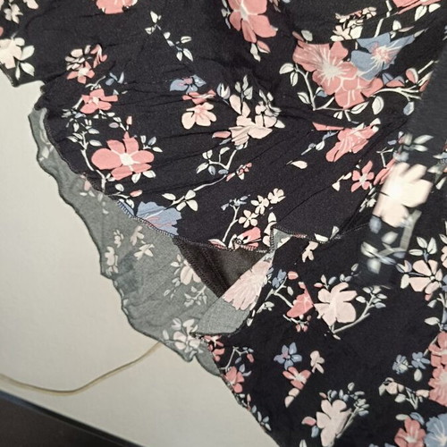 Wrap dress pop-air new with belt and frill skirt
