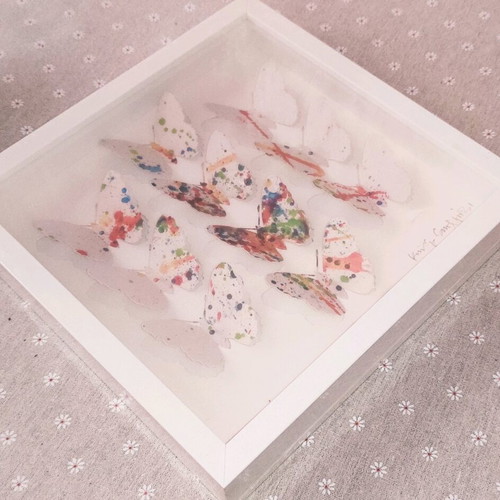 Olunda decorative frame with butterflies new